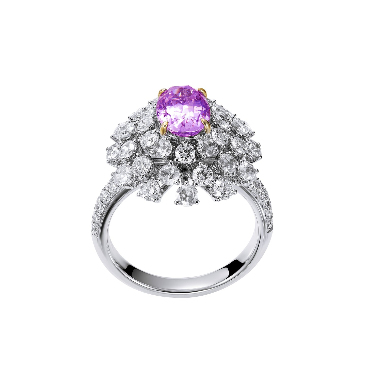 GEMCOOK JEWELLERY 2.02ct Unheated Padparadscha Ring