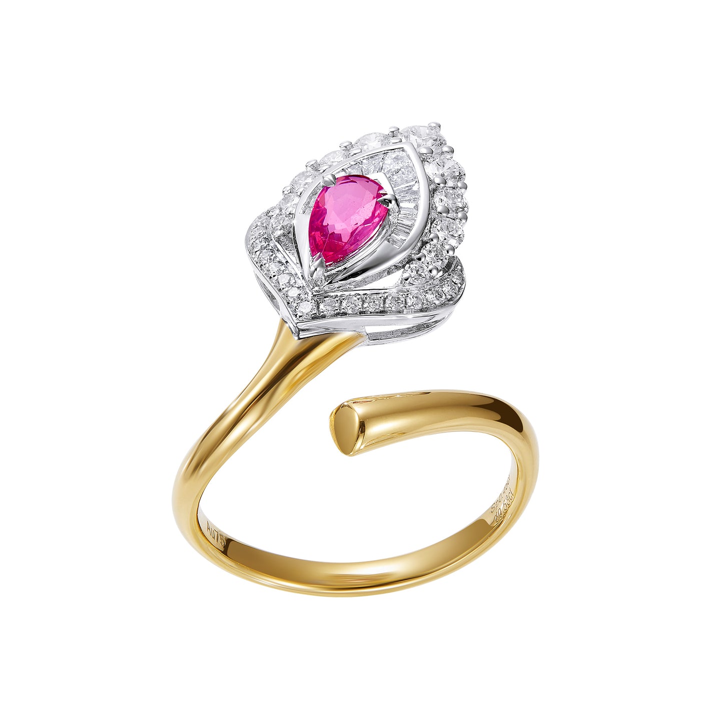 GEMCOOK JEWELLERY Iris 0.46ct Mahenge Open Ring