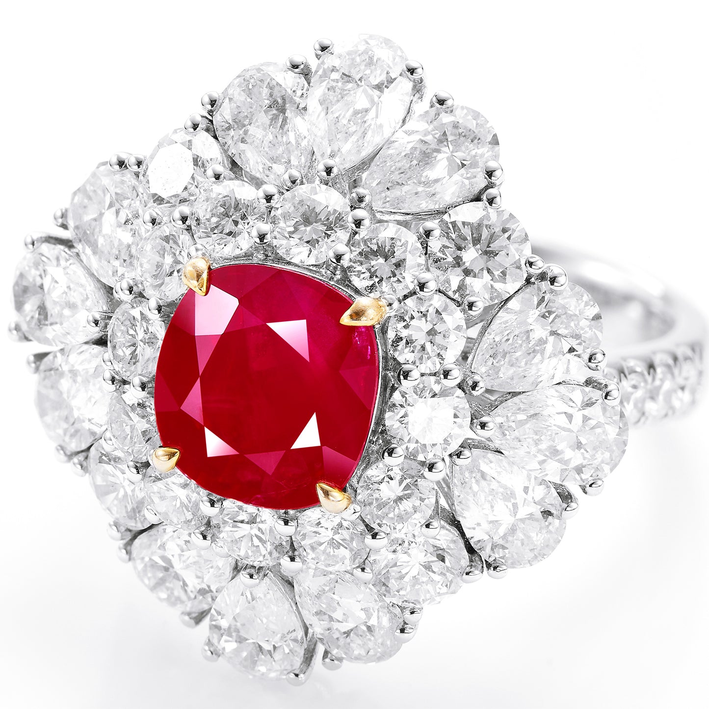 GEMCOOK JEWELLERY 2.13ct Unheated Pigeon Blood Ruby