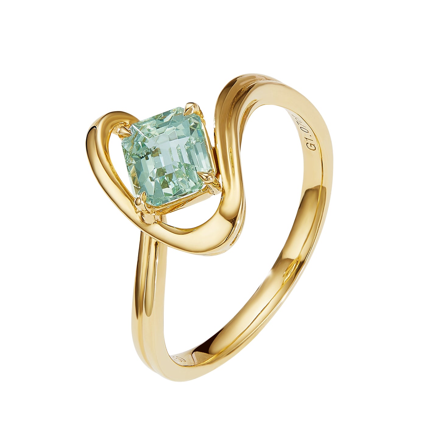 GEMCOOK JEWELLERY 1.07ct Mint Green Garnet Ring
