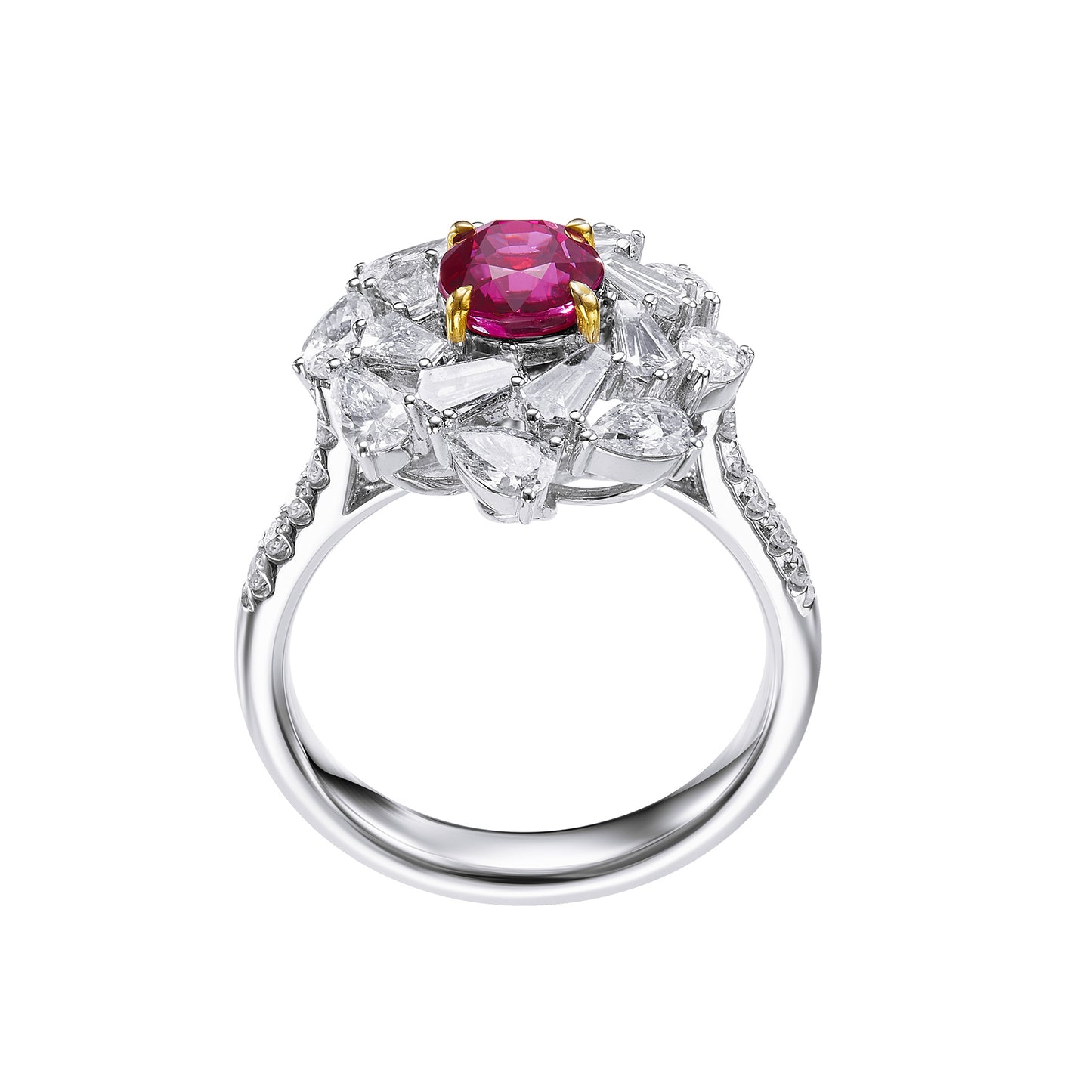 GEMCOOK JEWELLERY 1.56ct Myanmar Mogok Pigeon Blood Ruby Ring