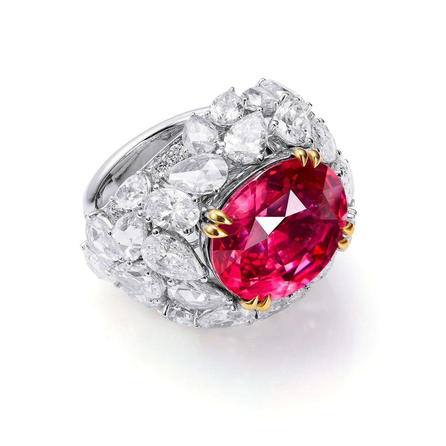 GEMCOOK JEWELLERY Customized 10 carat Mahengai spinel set
