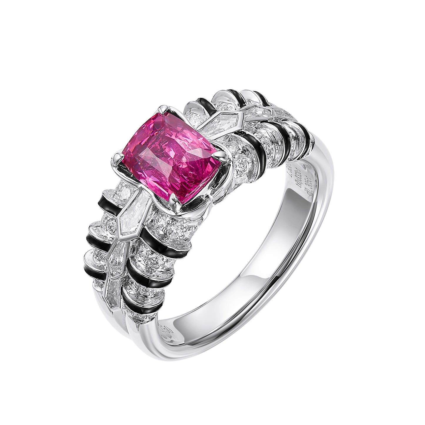 GEMCOOK JEWELLERY Customized Hot Pink Mahenge Spinel Ring