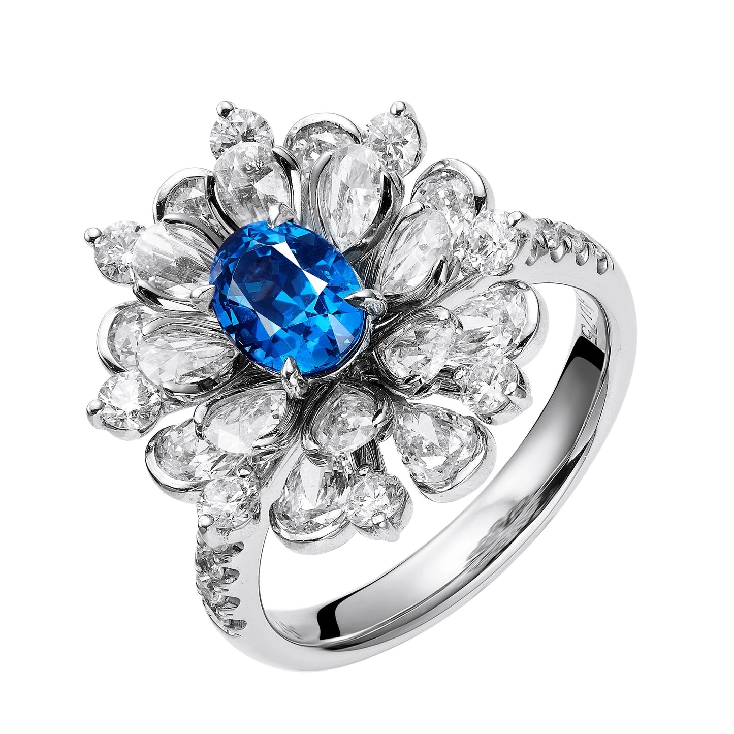 1.04ct Cobalt Spinel Ring