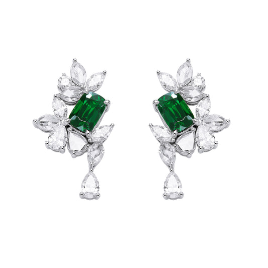 GEMCOOK JEWELLERY 1.29/1.13ct Tsavorite Earrings