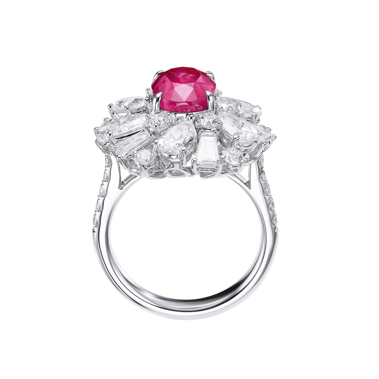 GEMCOOK JEWELLERY 4.36ct Cocktail Mahenge Spinel Ring