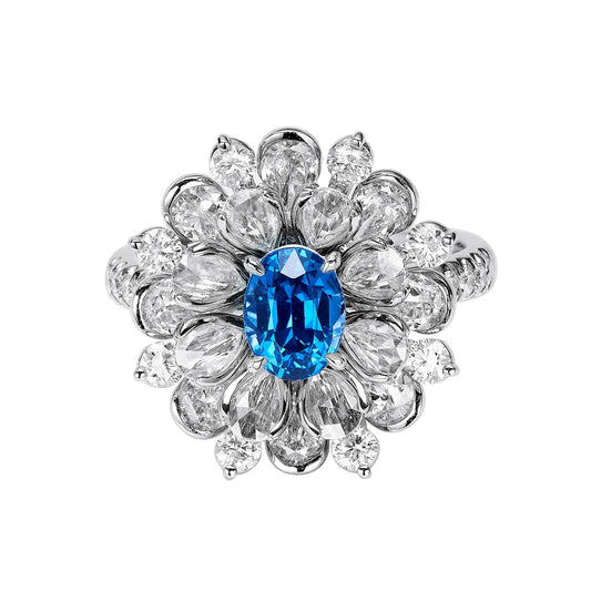 1.04ct Cobalt Spinel Ring