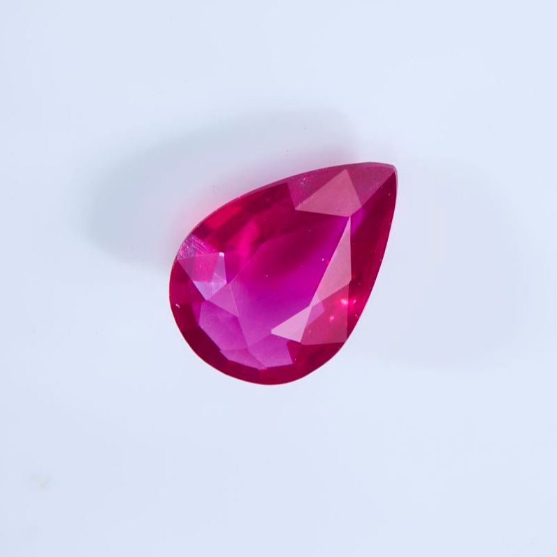 GEMCOOK GEMSTONE 1.03ct Unheated Pigeon Blood Red Ruby